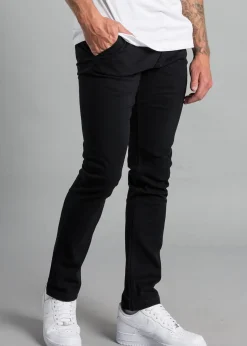French Connection Black Cotton Regular Fit Chino Trousers