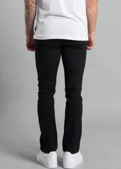 French Connection Black Cotton Regular Fit Chino Trousers