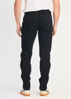 French Connection Black Cotton Five-Pocket Chino Trousers