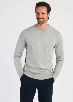 French Connection Light Grey Crew Neck Long Sleeve Knitted Jumper