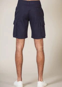 French Connection Navy Cotton Cargo Shorts  2 Pack
