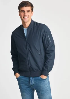 French Connection Navy MA1 Technical Bomber Jacket