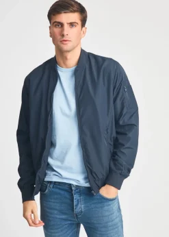 French Connection Navy MA1 Technical Bomber Jacket
