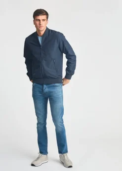 French Connection Navy MA1 Technical Bomber Jacket