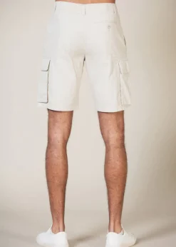 French Connection Stone Cotton Cargo Shorts