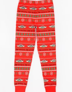 Friends Boys Red Logo Long Sleeve Long Leg Pyjama Set (7 - 14 Years)