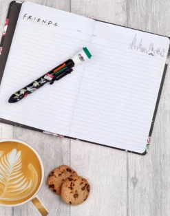 Friends Notebook and Multi-colour Pen Set