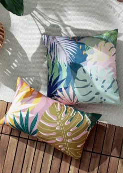 furn. Leafy Outdoor Filled Cushion (43cm x 43cm x 8cm)