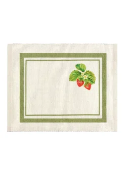 furn. Strawberry Set Of 4 Table Placemats (46 x 36cm)