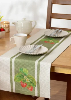 furn. Strawberry Table Runner (230 x 35cm)