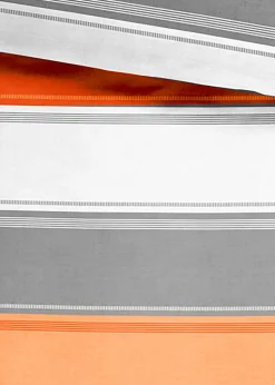 Fusion Betley Orange Duvet Cover Set