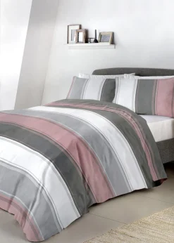 Fusion Betley Pink Duvet Cover Set
