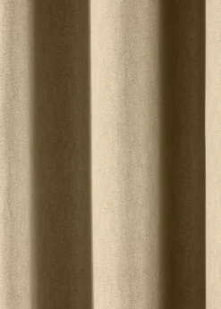 Fusion Cannes Woven Natural Eyelet Curtains