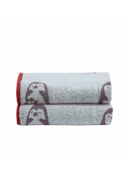 Fusion Christmas Penguins Hand Towel