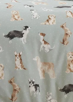Fusion Cute Dogs Duck Egg Duvet Cover Set