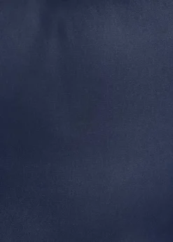 Fusion Dijon Blackout Navy Pencil Pleat Curtains