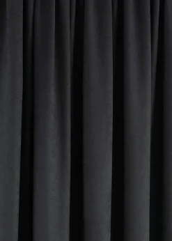 Fusion Galaxy Dimout Black Pencil Pleat Curtains