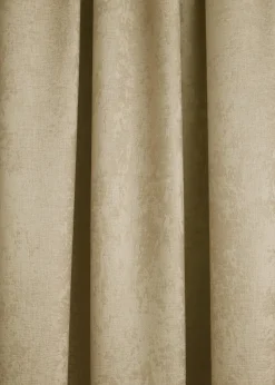 Fusion Galaxy Dimout Yellow Pencil Pleat Curtains