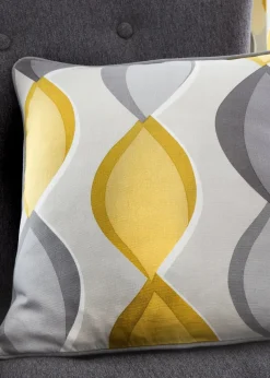 Fusion Lennox Grey Filled Cushion (43cm x 43cm)