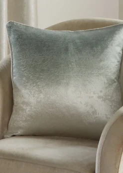 Fusion Ombre Strata Green Filled Cushion (43cm x 43cm)