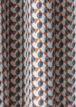 Fusion Prado Grey Eyelet Curtains