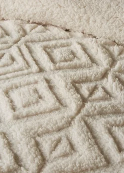 Fusion Snug Romo Natural Pinsonic Fleece Duvet Cover Set