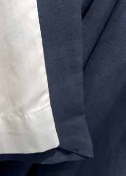 Fusion Sorbonne Navy Eyelet Curtains