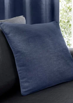 Fusion Sorbonne Navy Filled Cushion (43cm x 43cm)