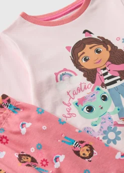 Gabbys Dollhouse Girls Pink Pyjama Set (1-7yrs)