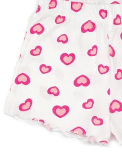 Gabbys Dollhouse Kids White Shortie Pyjamas (2-6 Years)