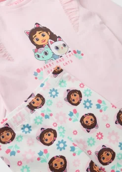 Gabby's Dollhouse Girls Pink Top & Legging Set (1-7yrs)