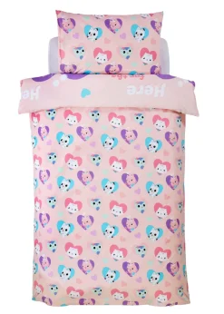 Gabby's Dollhouse Pink Duvet Set