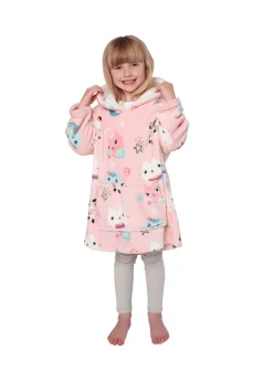 Gabby's Dollhouse Pink Hooded Fleece