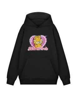 Garfield Heart Throb Black Hoodie