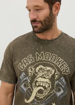 Gas Monkey Khaki T-Shirt