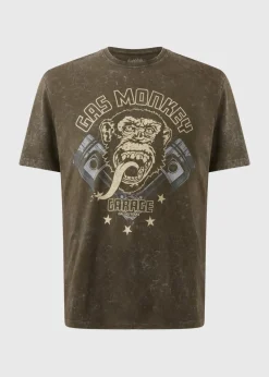 Gas Monkey Khaki T-Shirt