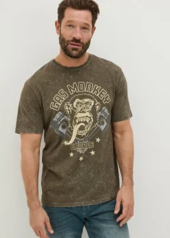 Gas Monkey Khaki T-Shirt