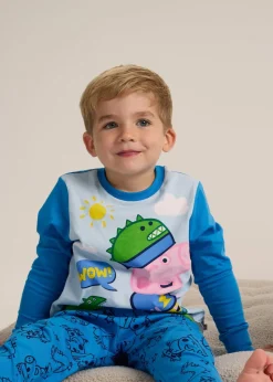 George Pig Boys Blue Pyjama Set