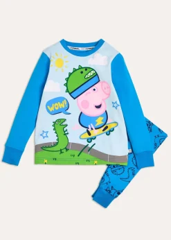 George Pig Boys Blue Pyjama Set