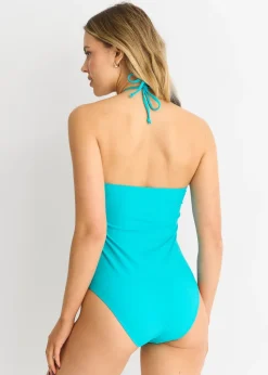 Gini London Aqua Bandeau Costume