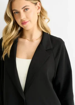 Gini London Black Oversized Tailored Blazer