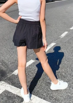 Gini London Black Tailored  Shorts