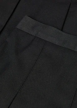 Girls 2 Pack Black Box Pleat School Skirts (4-16yrs)