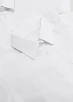 Girls 5 Pack White School Blouses (4-15yrs)