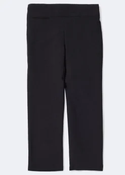 Girls Black Bootcut School Trousers (3-13yrs)