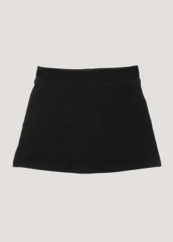 Girls Black Jersey School Sports Skort (3-13yrs)