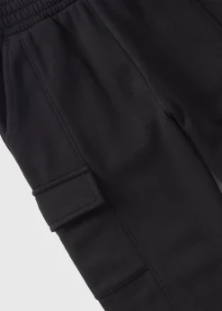 Girls Black Utility Joggers (7-15yrs)