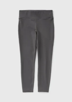 Girls Charcoal Sports Leggings (7-15yrs)