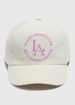 Girls Cream LA Cap (3-13yrs)