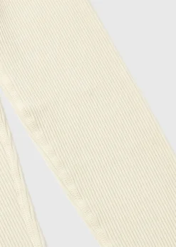 Girls Cream Seamless Leggings (7-15yrs)